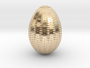 Designer Egg 3 in 14K Yellow Gold