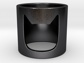 BATMAN Ring in Polished and Bronzed Black Steel: 5 / 49