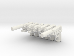 Sidearms Package  in White Natural Versatile Plastic