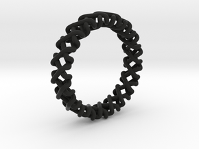 Coma Ring in Black Natural Versatile Plastic