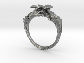 Yazmin Ring in Natural Silver: 4 / 46.5