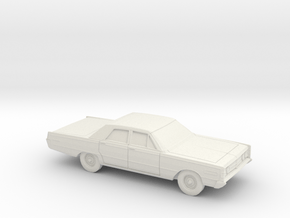 1/87 1966 Mercury Monterey Sedan in White Natural Versatile Plastic