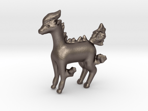 Ponyta in Polished Bronzed Silver Steel