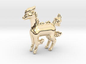Ponyta in 14k Gold Plated Brass