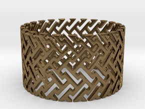 Woven Ring (Size 11.25-13) in Natural Bronze: 11.25 / 64.625