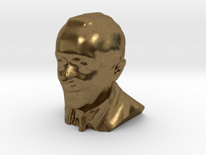 Marcelo Rebelo de Sousa 3D Model in Natural Bronze