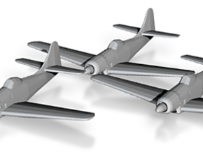 Boeing XF8B 1:200 x3 FUD in Tan Fine Detail Plastic