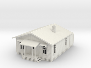 Railway Cottage NZ120 in White Natural Versatile Plastic