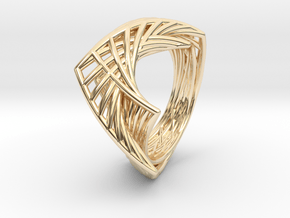 Folded Ring in 14K Yellow Gold: 6 / 51.5