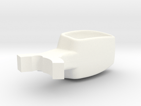 Donkey / Buffalo Brake Pedal insert. in White Processed Versatile Plastic