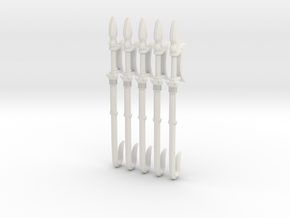 Techno Hook Sword 5up in White Natural Versatile Plastic
