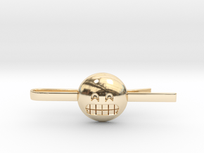 Grinning Tie Clip in 14k Gold Plated Brass