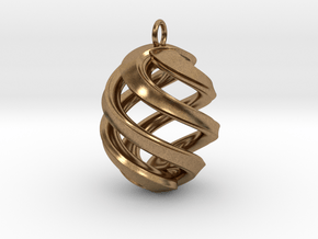 Conspire Pendant in Natural Brass