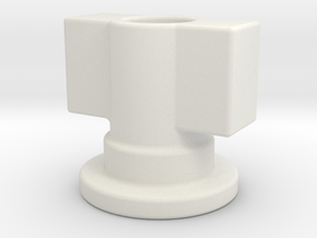 Fort Max Leg Gun Adapter in White Natural Versatile Plastic