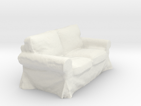 Sofa in White Natural Versatile Plastic