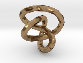 Infinite Knot - Lowpoly in Natural Brass