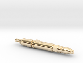 The Master's Laser Screwdriver Pendant in 14k Gold Plated Brass
