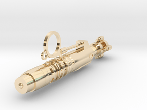 River Song Sonic Screwdriver Pendant in 14K Yellow Gold