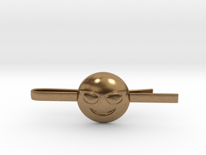 Cool Tie Clip in Natural Brass