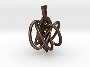 Knot-leaf in Polished Bronze Steel