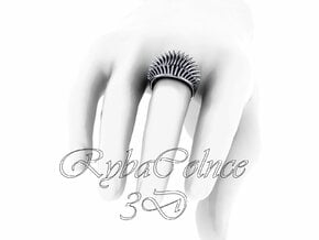 Ring The Iroquois\knuckle/size 16HK Model / 8 US ( in Polished Silver