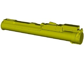 1/16 scale LAW M-72 anti-tank rocket launcher x 1 in Clear Ultra Fine Detail Plastic