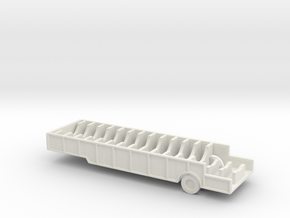 1/200 Scale M482 semitrailer, missile thrust unit, in White Natural Versatile Plastic