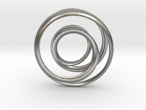 Mobius strip - Pendant in Natural Silver