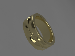 Slices and Rotations in 14K Yellow Gold