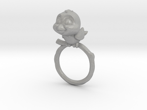 Bird Pet Ring - 18.89mm - US Size 9 in Aluminum