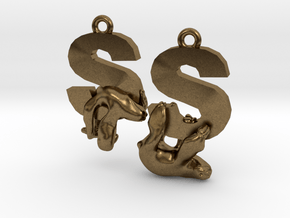 S Is For Sloth in Natural Bronze