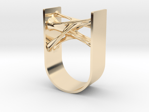Synapse Ring in 14k Gold Plated Brass: 11 / 64
