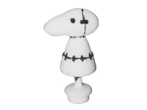Custom Dummy Inspired Figure for Lego in White Natural Versatile Plastic