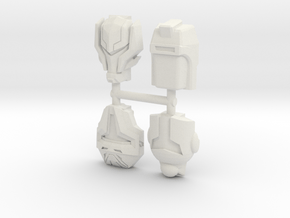 Decepticon Army Builder 4-Pack (Titans Return) in White Natural Versatile Plastic