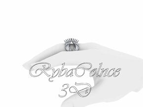 Ring The Knuckle /size 12HK Model / 6US (16.9mm) in Polished Silver