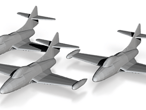 Grumman F9F-2 'Panther' 1:200 x3 FUD in Tan Fine Detail Plastic