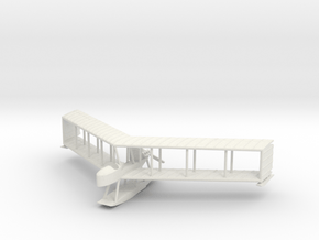 Burgess-Dunne Hydro Biplane, 1:100 Scale in White Natural Versatile Plastic