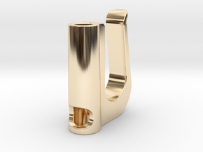 Ecig Clip in 14k Gold Plated Brass