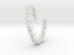 The Amazing Ant Bracelet in White Natural Versatile Plastic