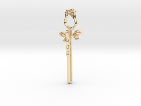 Rose Hair Pin in 14K Yellow Gold