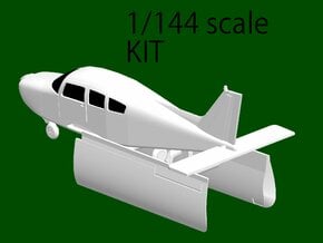 Beechcraft  Sundowner, 1/144 scale model Kit in Smoothest Fine Detail Plastic