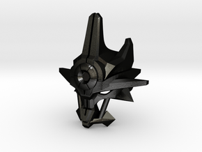 Mask Of Ultimate Power Villiger Scale in Matte Black Steel