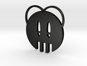 mouse comb plain in Matte Black Steel
