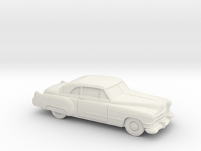 1/87 1949-52 Cadillac Series 62 Coupe in White Natural Versatile Plastic