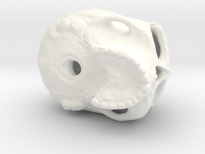 Skull in White Processed Versatile Plastic