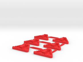 Star Wars X-Wing Compatible Stress Tokens in Red Processed Versatile Plastic