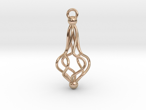 Pendant Small in 14k Rose Gold Plated Brass