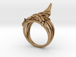 Reaper Ring in Polished Brass: 12 / 66.5