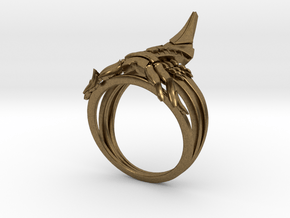 Reaper Ring in Natural Bronze: 12 / 66.5
