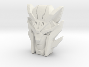 Steeljaw, RID Face (Titans Return) in White Natural Versatile Plastic